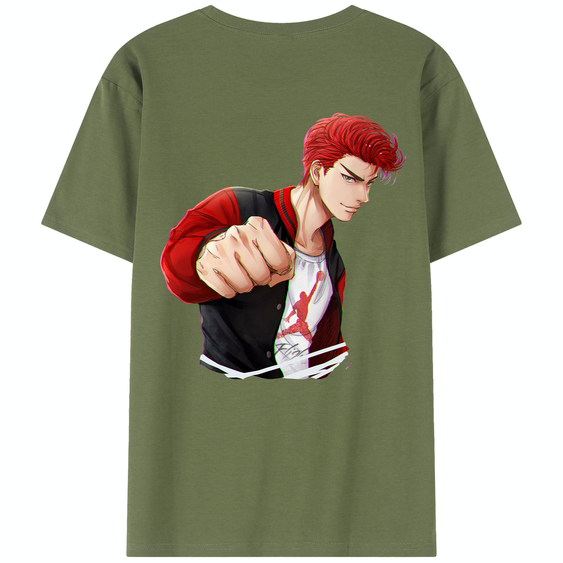 SLAM DUNK／スラムダンク 綿100％半袖Tシャツ（背面プリント）